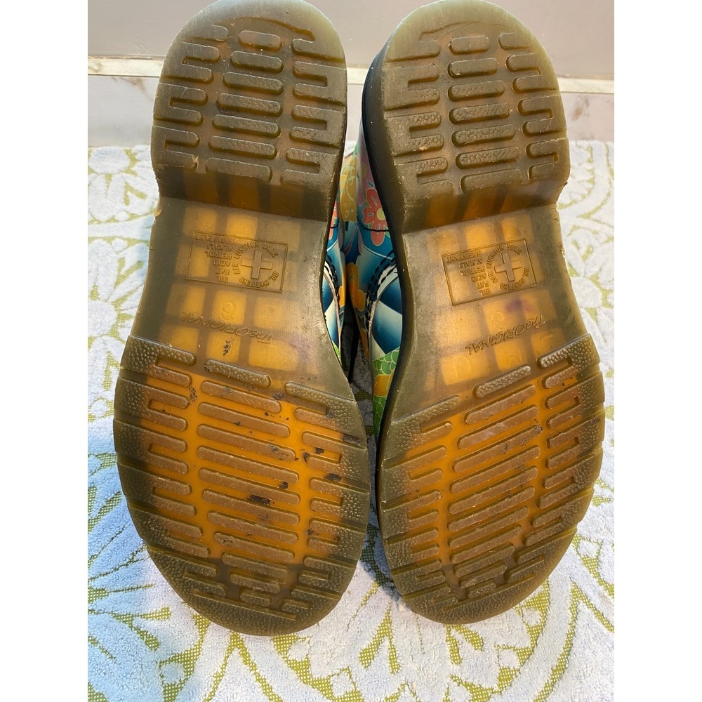 Doc Martens Psycho Tattoo 1460 Leather Boots Women's US 7 & UK 5 Rare Few Scuffs - Picture 9 of 16